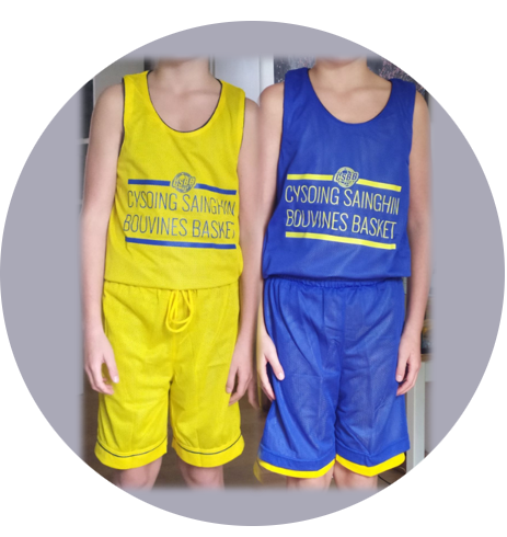 Tenue Réversible Jaune/Bleue - Enfant