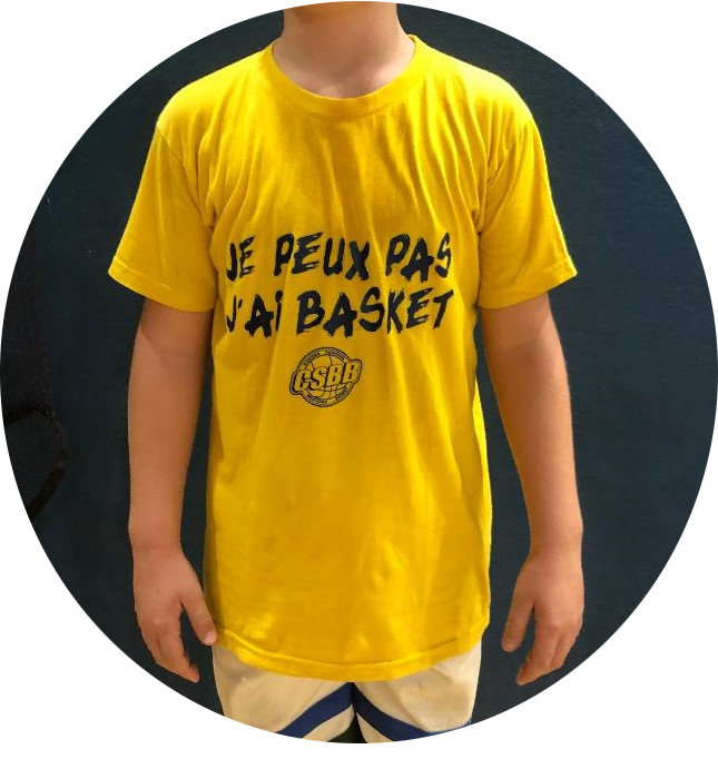 Tee Shirt J'peux pas j'ai Basket - Enfant